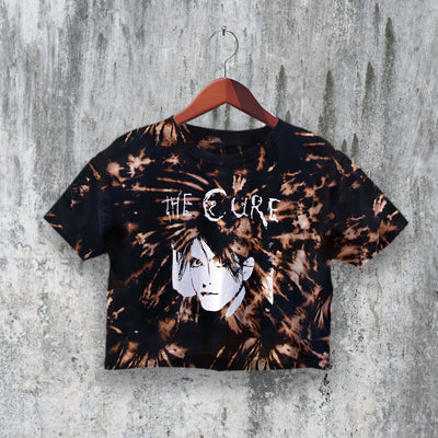 The Cure Crop Top Robert Smith Crop Tee 80s Band Goth Shirt Music Concert