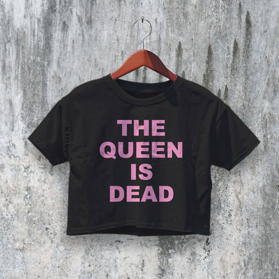 The Smiths Crop Top The Queen Is Dead Crop Tee Retro Aesthetic Rock Shirt