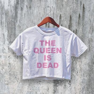 The Smiths Crop Top The Queen Is Dead Crop Tee Retro Aesthetic Rock Shirt