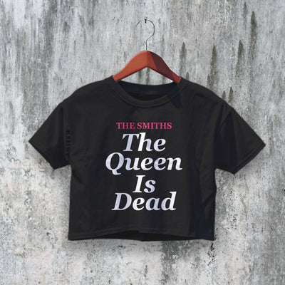 Retro The Smiths Crop Top The Queen Is Dead Crop Tee Fan Punk Band Shirt