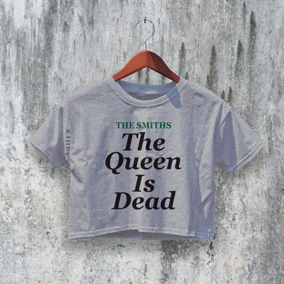 Retro The Smiths Crop Top The Queen Is Dead Crop Tee Fan Punk Band Shirt