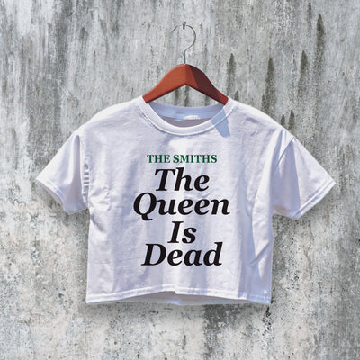 Retro The Smiths Crop Top The Queen Is Dead Crop Tee Fan Punk Band Shirt