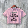 Retro The Smiths Crop Top The Queen Is Dead Crop Tee Fan Punk Band Shirt