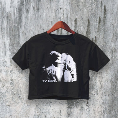 TV Girl Crop Top French Exit Crop Tee Album Art Music Shirt Band Aesthetic