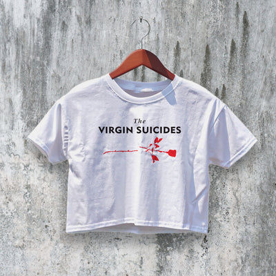 The Virgin Suicide Crop Top Roses Crop Tee Virgin Suicide Shirt Teen Drama