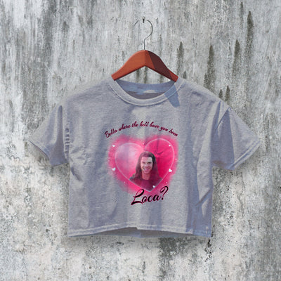 Twilight Crop Top Loca Crop Tee Bella Swan Inspired Shirt Vampire Movie