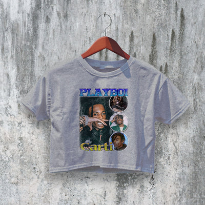 Playboi Carti Bootleg Crop Top Rap Crop Tee Hip Hop Playboi Carti Shirt