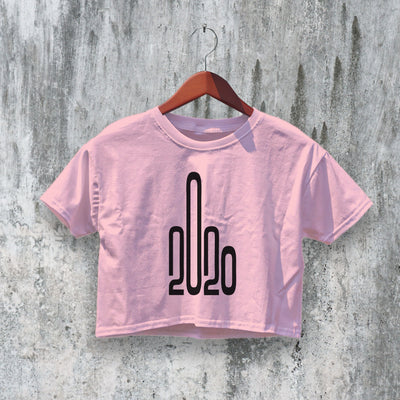 2020 Crop Top Y2K Crop Tee Middle Hand Shirt - bestshirtz#