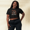 AC/DC Hells Bells Crop Top | Vintage Rock Band Shirt | Classic Hard Rock Graphic Tee for Women