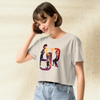 AJR Cartoon Logo Crop Top | Indie Pop Band Graphic Tee | AJR Music Merch for Women