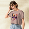AJR Cartoon Logo Crop Top | Indie Pop Band Graphic Tee | AJR Music Merch for Women