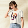 AJR Cartoon Logo Crop Top | Indie Pop Band Graphic Tee | AJR Music Merch for Women
