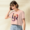 AJR Cartoon Logo Crop Top | Indie Pop Band Graphic Tee | AJR Music Merch for Women