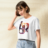 AJR Cartoon Logo Crop Top | Indie Pop Band Graphic Tee | AJR Music Merch for Women
