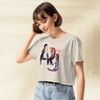 AJR Cartoon Logo Crop Top | Indie Pop Band Graphic Tee | AJR Music Merch for Women - BestShirtz