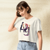 AJR Cartoon Logo Crop Top | Indie Pop Band Graphic Tee | AJR Music Merch for Women - BestShirtz