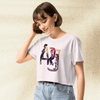 AJR Cartoon Logo Crop Top | Indie Pop Band Graphic Tee | AJR Music Merch for Women - BestShirtz