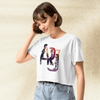 AJR Cartoon Logo Crop Top | Indie Pop Band Graphic Tee | AJR Music Merch for Women - BestShirtz