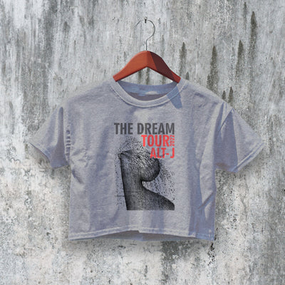 Alt-J Crop Top The Dream Crop Tee 2022 Band Shirt Album Art Tour Merch