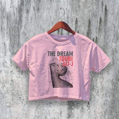 Alt-J Crop Top The Dream Crop Tee 2022 Band Shirt Album Art Tour Merch