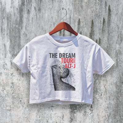 Alt-J Crop Top The Dream Crop Tee 2022 Band Shirt Album Art Tour Merch