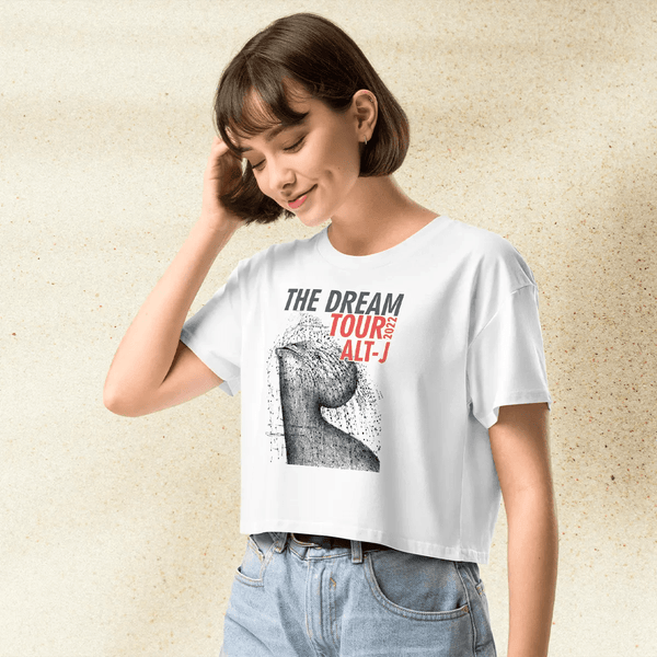 Alt - J The Dream Crop Top | Alt - J Album Merch | Indie Rock Graphic Tee for Women | Aesthetic Band Shirt - BestShirtz
