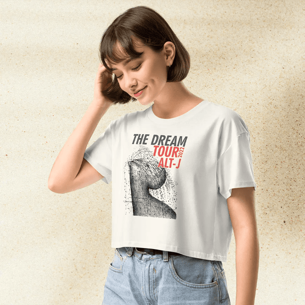 Alt - J The Dream Crop Top | Alt - J Album Merch | Indie Rock Graphic Tee for Women | Aesthetic Band Shirt - BestShirtz