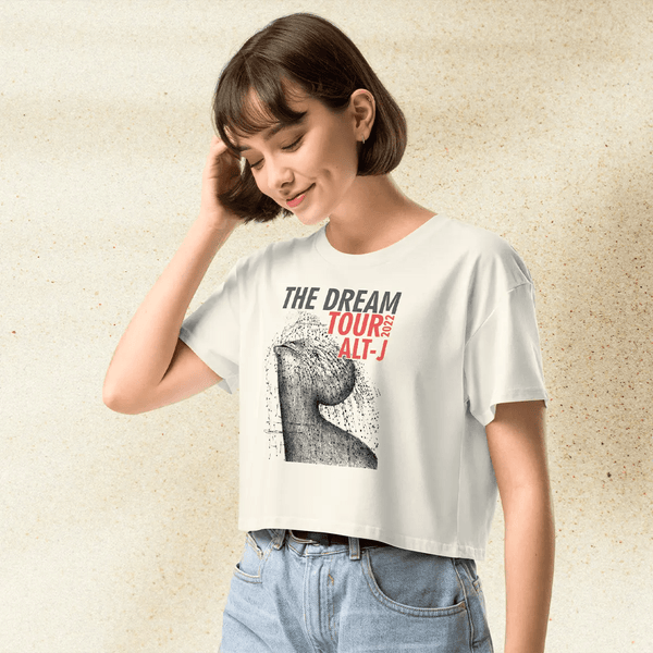 Alt - J The Dream Crop Top | Alt - J Album Merch | Indie Rock Graphic Tee for Women | Aesthetic Band Shirt - BestShirtz