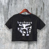 Bauhaus Crop Top Rest in Peace Crop Tee Gothic Rock Shirt Band Merch - bestshirtz#