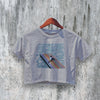 Baby Keem Crop Top The Melodic Blue Crop Tee Album Art Shirt Vintage Style