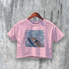 Baby Keem Crop Top The Melodic Blue Crop Tee Album Art Shirt Vintage Style