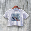 Baby Keem Crop Top The Melodic Blue Crop Tee Album Art Shirt Vintage Style