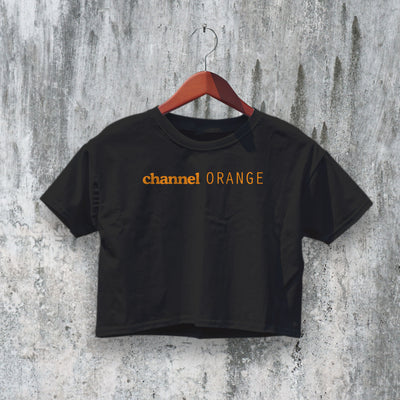 Frank Ocean Logo Crop Top Channel Crop Tee Orange Shirt Aesthetic Merch