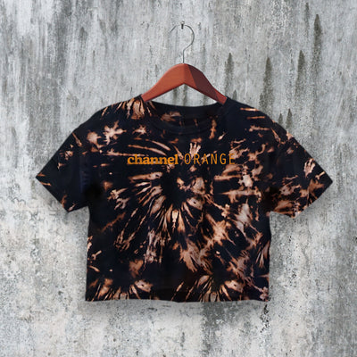 Frank Ocean Logo Crop Top Channel Crop Tee Orange Shirt Aesthetic Merch