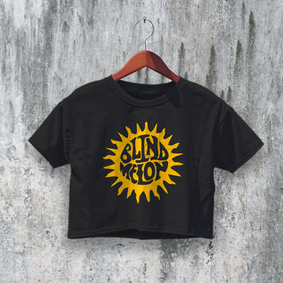 Blind Melon Logo Crop Top Retro 90s Band Crop Tee Fan Blind Melon Shirt