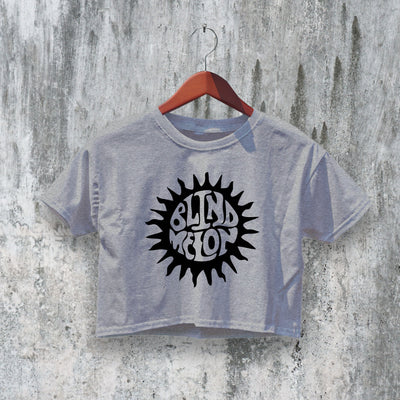 Blind Melon Logo Crop Top Retro 90s Band Crop Tee Fan Blind Melon Shirt