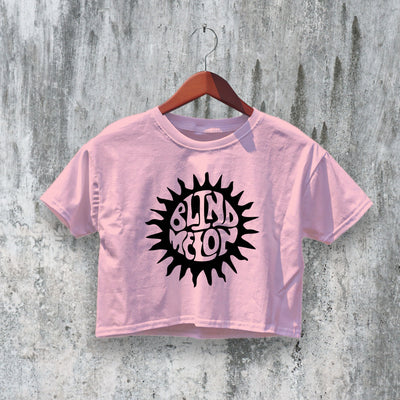 Blind Melon Logo Crop Top Retro 90s Band Crop Tee Fan Blind Melon Shirt