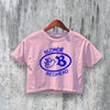 Logo Blonde Redhead Crop Top Fan Aesthetic Crop Tee Band Graphic Shirt