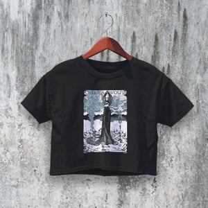 Chelsea Wolfe Crop Top Prayer for the Unborn Crop Tee Metal Gothic Shirt