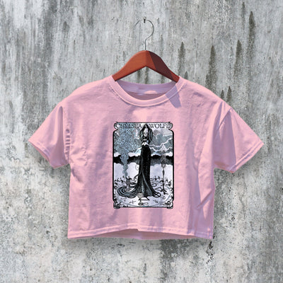 Chelsea Wolfe Crop Top Prayer for the Unborn Crop Tee Metal Gothic Shirt