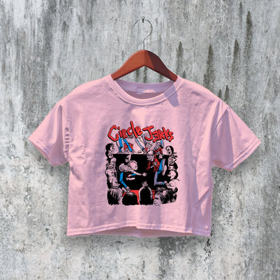 Circle Jerks Crop Top Gig Crop Tee Live Album Shirt Punk Band Music - bestshirtz#