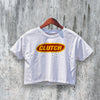 Clutch Logo Crop Top Vintage 90s Rock Crop Tee Fan Clutch Shirt Band Merch - bestshirtz#