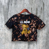 Lil Bear Crop Top Y2K Crop Tee Teddy Horror Shirt - bestshirtz#