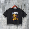 Lil Bear Crop Top Y2K Crop Tee Teddy Horror Shirt - bestshirtz#