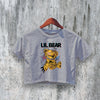 Lil Bear Crop Top Y2K Crop Tee Teddy Horror Shirt - bestshirtz#
