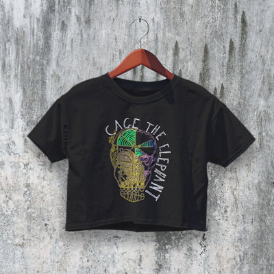 Cage The Elephant Crop Top Expanded Edition Crop Tee Indie Rock Shirt