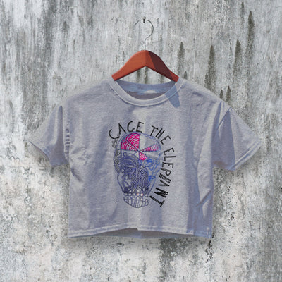 Cage The Elephant Crop Top Expanded Edition Crop Tee Indie Rock Shirt