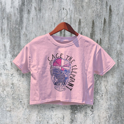 Cage The Elephant Crop Top Expanded Edition Crop Tee Indie Rock Shirt