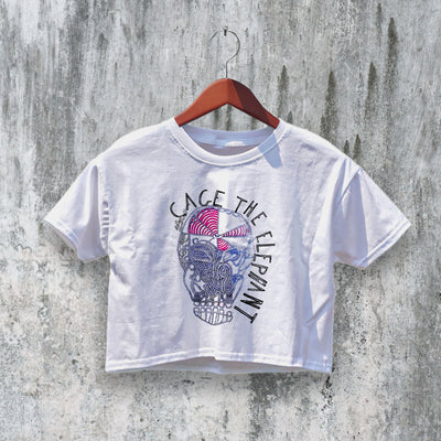 Cage The Elephant Crop Top Expanded Edition Crop Tee Indie Rock Shirt