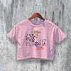 Cage The Elephant Crop Top Thank You, Happy Birthday Crop Tee Rock Shirt